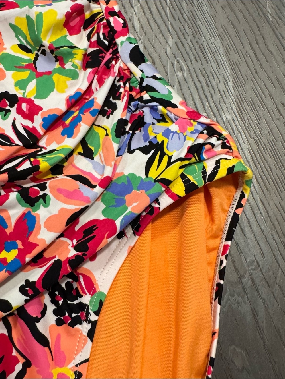 Anne Cole One Piece Floral Swimsuit 12 - Picture 4 of 6